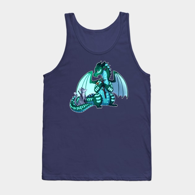 Wings of Fire & Warriors - Turtle and Jayfeather - Stick Bois Tank Top by Biohazardia